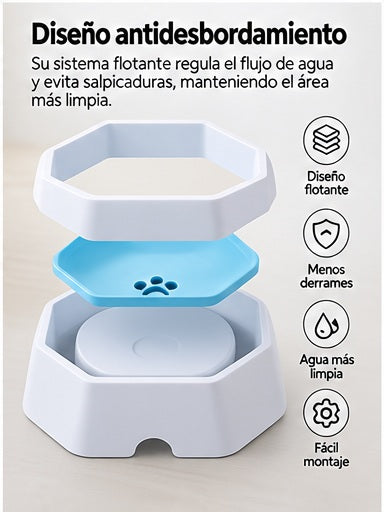 Bebedero Antidesbordamiento para Mascotas - característica 2