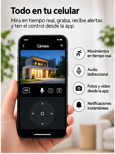 Mini Cámara WiFi 360° Full HD - característica 2